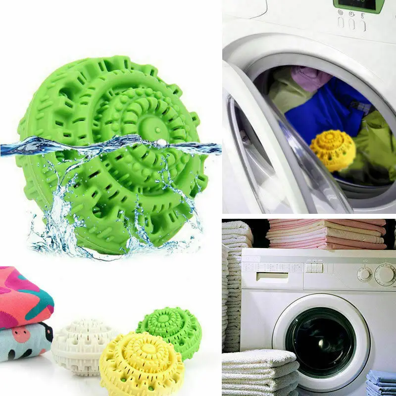 Eco Magic Laundry Ball Orb No Detergent Washing Wizard Style Washing Machine Practical Laundry Products Random Color
Eco Magic Laundry Ball Orb No Detergent Washing Wizard Style Washing Machine Practical Laundry Products Random Color