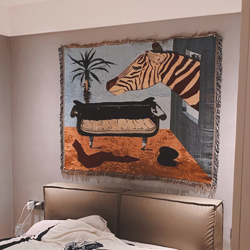 Nordic Vintage Tapestry Painting Large Size Teen Design Wall Tapestry Cartoon Animals Europe Macrame Tapiz Pared Room Decoration
Nordic Vintage Tapestry Painting Large Size Teen Design Wall Tapestry Cartoon Animals Europe Macrame Tapiz Pared Room Decoration