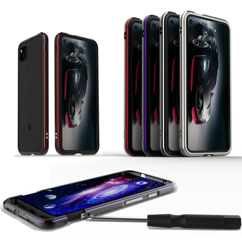 Metal Aluminum Case For Google Pixel 5 4a 4G Bumper Frame Luxury Shockproof Phone Accessories
Metal Aluminum Case For Google Pixel 5 4a 4G Bumper Frame Luxury Shockproof Phone Accessories