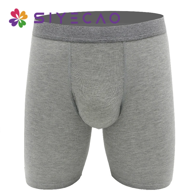 2021 New High Quality Fashion Sexy Modal Men's Long Boxer Shorts U Convex Pouch Breathable Man Underwear Male Panties Lingerie
2021 New High Quality Fashion Sexy Modal Men's Long Boxer Shorts U Convex Pouch Breathable Man Underwear Male Panties Lingerie