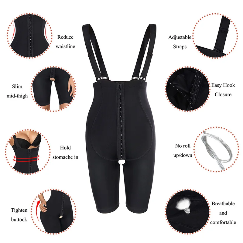 Wholesale Women Open Bust Tummy Control Shapewear shorts with shoulder straps OEM&ODM Body shapers
Wholesale Women Open Bust Tummy Control Shapewear shorts with shoulder straps OEM&ODM Body shapers