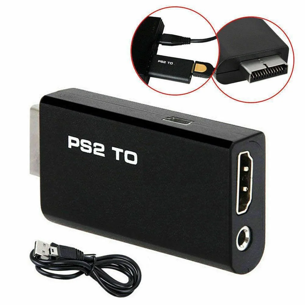 Portable for PS2 to HDMI-compatible Audio Video Converter Adapter AV HDMI-compatible Cable For PlayStation 2 Plug And Play Parts
Portable for PS2 to HDMI-compatible Audio Video Converter Adapter AV HDMI-compatible Cable For PlayStation 2 Plug And Play Parts