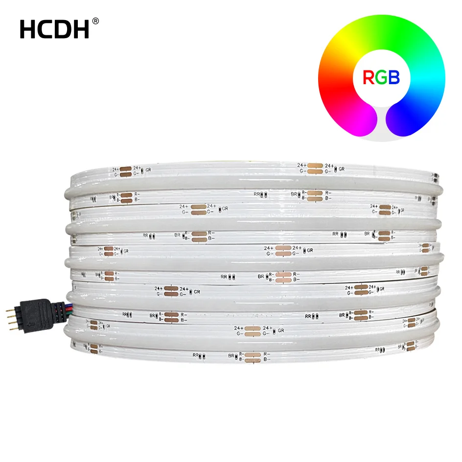 Светодиодная лента с RGB-подсветкой 12 в пост. Тока 24 В 10 мм 840 светодиодов/м м -