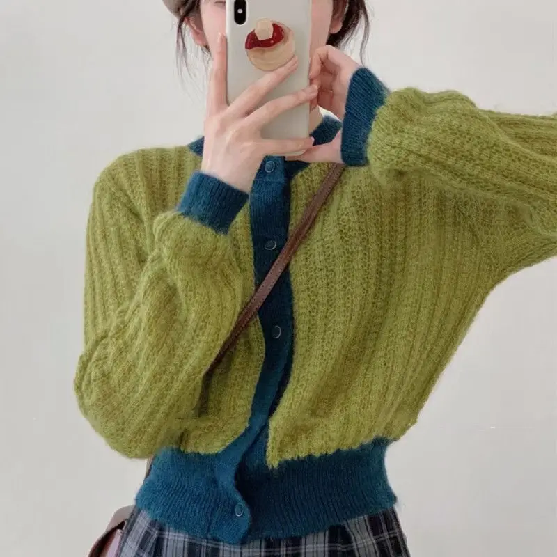 2022 Autumn Winter Women's New Fashion Short Sweater Cardigans Female Long Sleeve Knitted Coats Ladies Warm Casual Jackets S255
2022 Autumn Winter Women's New Fashion Short Sweater Cardigans Female Long Sleeve Knitted Coats Ladies Warm Casual Jackets S255
