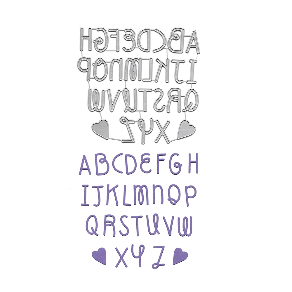 Metal Cutting Dies Alphabets For DIY Scrapbooking Photo Album Card Making Embossing Template Mold Clear Stamps And Cut Stencil
Metal Cutting Dies Alphabets For DIY Scrapbooking Photo Album Card Making Embossing Template Mold Clear Stamps And Cut Stencil