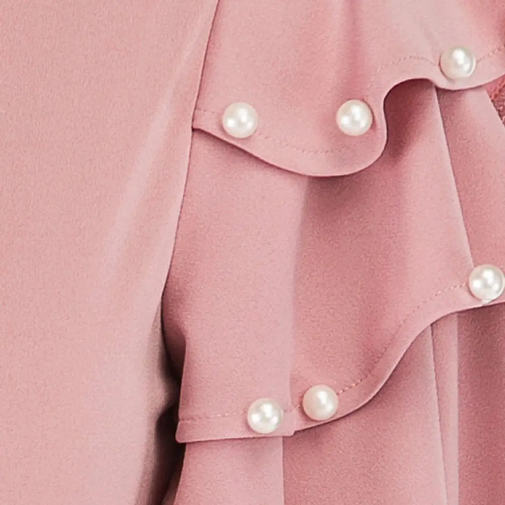 Pink Women Jumpsuits Short Sleeve O-neck Ruffle Beaded Casual Skinny Bottoming Bodysuits Overalls Ropa Mujer 2020 Drop Shipping
Pink Women Jumpsuits Short Sleeve O-neck Ruffle Beaded Casual Skinny Bottoming Bodysuits Overalls Ropa Mujer 2020 Drop Shipping