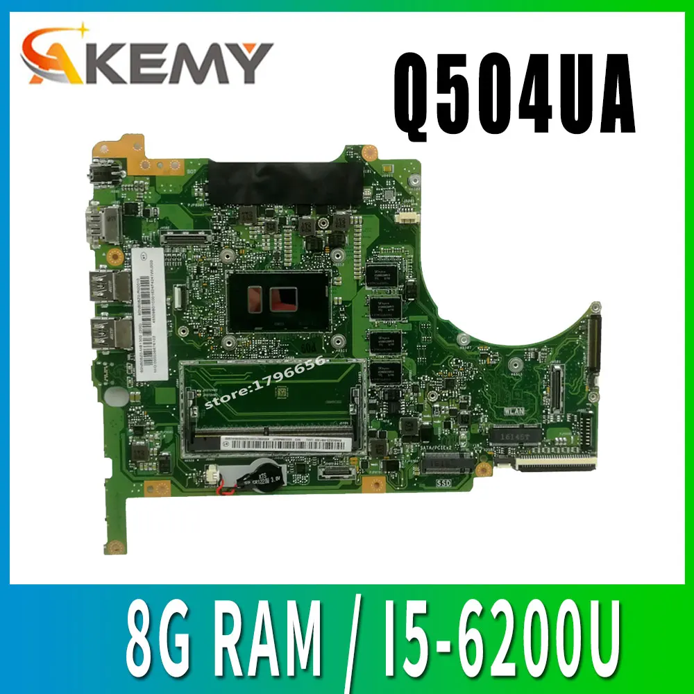 Q504UA Laptop motherboard for ASUS Q504UA Q504U Q504 Test original mainboard 8G RAM / I5-6200U CPU 90NB0BZ0-R00010
Q504UA Laptop motherboard for ASUS Q504UA Q504U Q504 Test original mainboard 8G RAM / I5-6200U CPU 90NB0BZ0-R00010