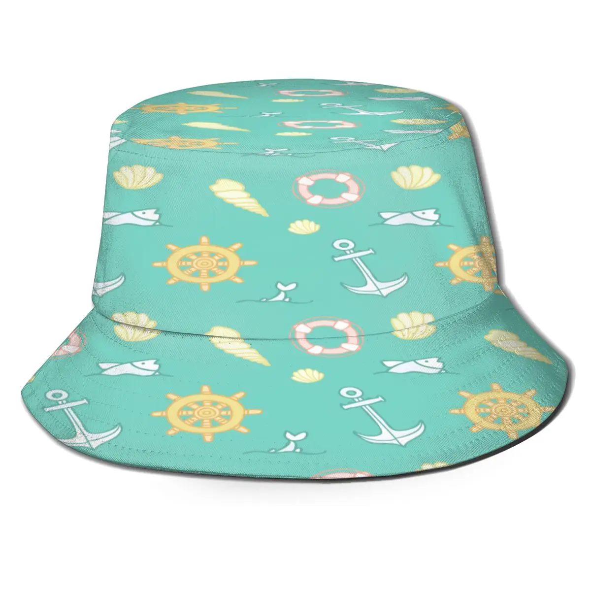 CINESSD Bucket Hat Unisex Bob Caps Hip Hop Gorros Mint Sailing Anchors Pattern Summer Panama Cap Beach Sun Fishing Hat
CINESSD Bucket Hat Unisex Bob Caps Hip Hop Gorros Mint Sailing Anchors Pattern Summer Panama Cap Beach Sun Fishing Hat