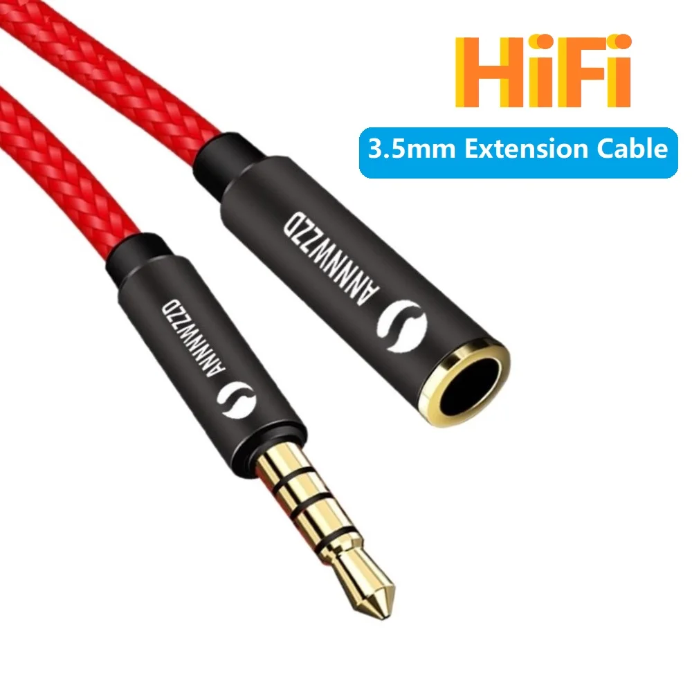 3.5mm Audio Extension Cable Stereo Jack 3.5mm Aux Male to Female Cable for Huawei P20 Headphones Xiaomi Redmi 5 plus PC
3.5mm Audio Extension Cable Stereo Jack 3.5mm Aux Male to Female Cable for Huawei P20 Headphones Xiaomi Redmi 5 plus PC