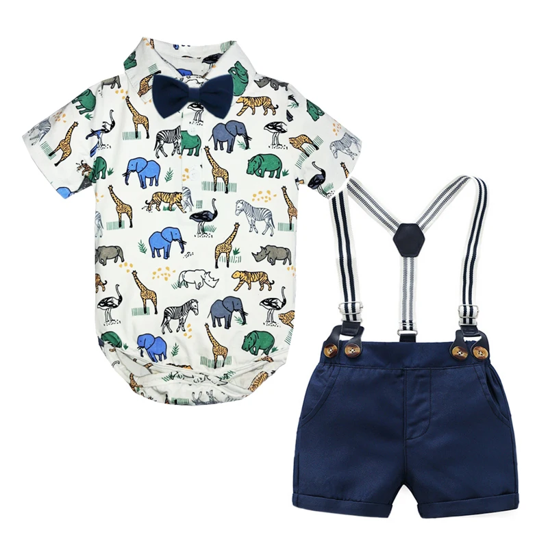 Newborn Clothes Animal Romper + Shorts with Belt Cartoon Baby Boys Bodysuit Cotton Children Outfit Cute Infant Boy Romper Sets
Newborn Clothes Animal Romper + Shorts with Belt Cartoon Baby Boys Bodysuit Cotton Children Outfit Cute Infant Boy Romper Sets