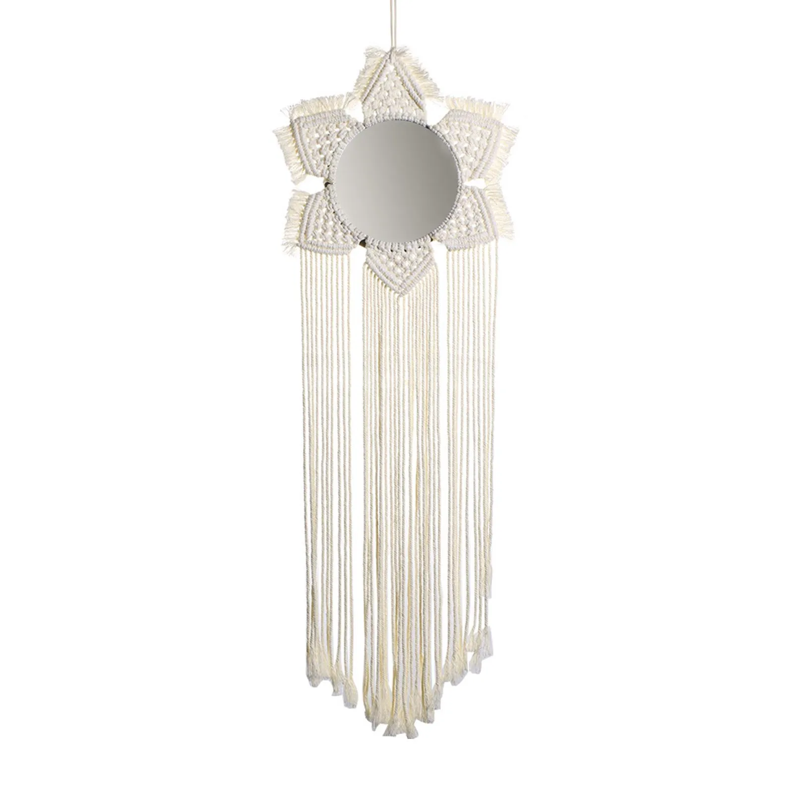 Tassel Wall Mirror Hanging Wall Mirror With Macrame Fringe Woven Tapestry Boho Wall Decor For Living Room Bedroom Apartment Fit
Tassel Wall Mirror Hanging Wall Mirror With Macrame Fringe Woven Tapestry Boho Wall Decor For Living Room Bedroom Apartment Fit