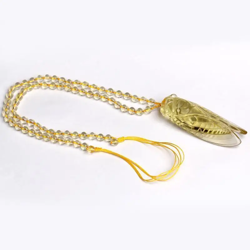 Natural Citrine Necklace Pendant Jewelry Jin Cicada Hand Pendant Knowing Sweater Necklace Birthday Gift Jewelry Charm
Natural Citrine Necklace Pendant Jewelry Jin Cicada Hand Pendant Knowing Sweater Necklace Birthday Gift Jewelry Charm