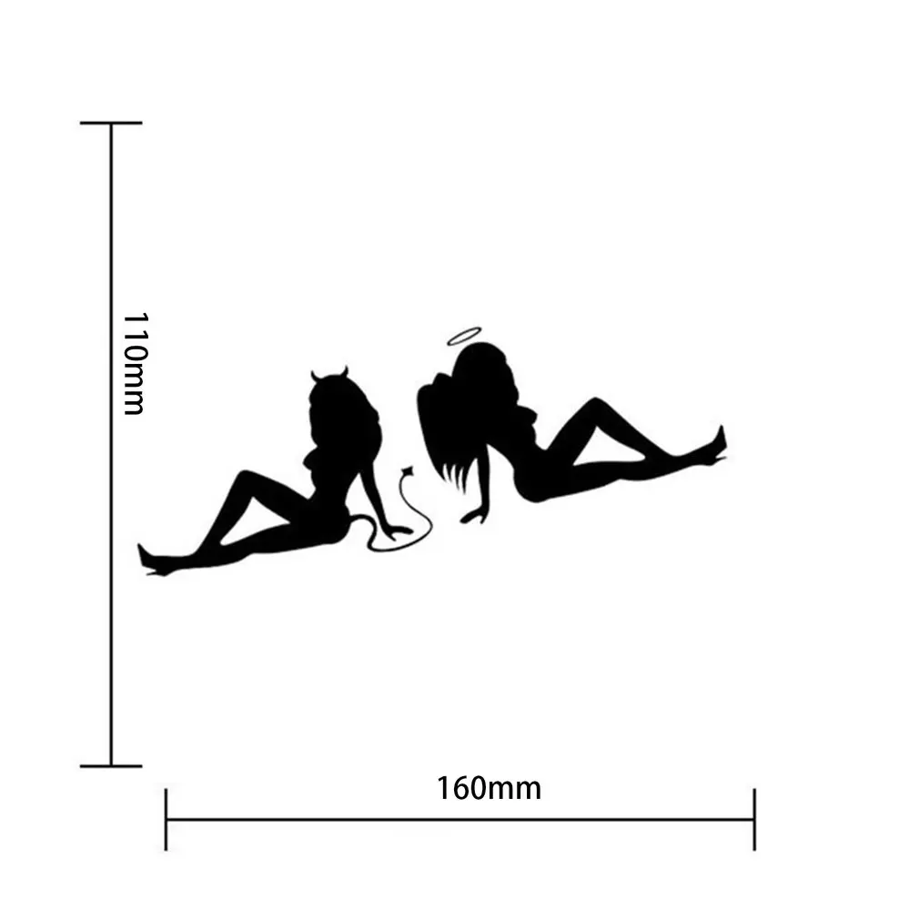 Car Styling Decal Reflective Waterproof Fashion Car Angel Devil Sticker Essential Accessories
Car Styling Decal Reflective Waterproof Fashion Car Angel Devil Sticker Essential Accessories