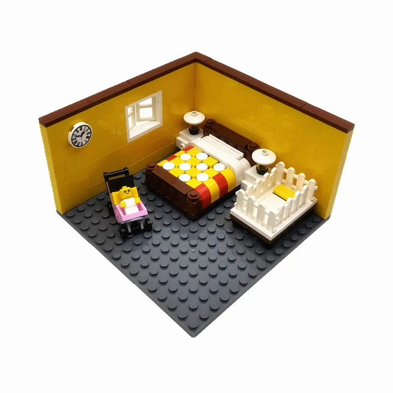 MOC Creator City Mini Classic Blocks for Kids House Study Bedroom Kitchen Building Bricks Juguetes Nino Bloques over 3 Years Old
MOC Creator City Mini Classic Blocks for Kids House Study Bedroom Kitchen Building Bricks Juguetes Nino Bloques over 3 Years Old