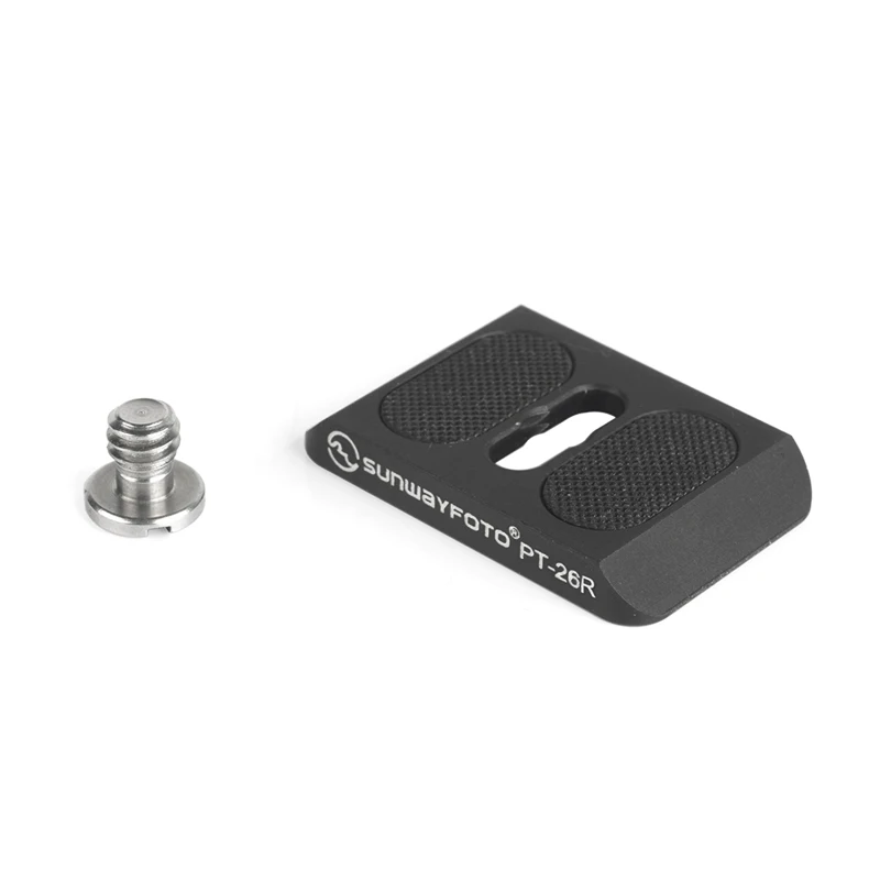 SUNWAYFOTO PT-26R Tripod Head Quick Release Plate for DSLR Camera Tripod Head Professional Aluminum Monopod Quick Release Plate
SUNWAYFOTO PT-26R Tripod Head Quick Release Plate for DSLR Camera Tripod Head Professional Aluminum Monopod Quick Release Plate
