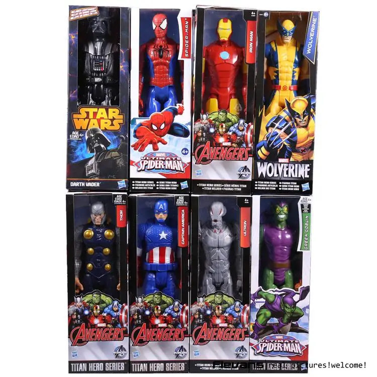 Titan Hero Series Avengers Superheroes PVC Action Figures Toys 12" 30cm Iron Man Spiderman Thor Captain America
Titan Hero Series Avengers Superheroes PVC Action Figures Toys 12" 30cm Iron Man Spiderman Thor Captain America
