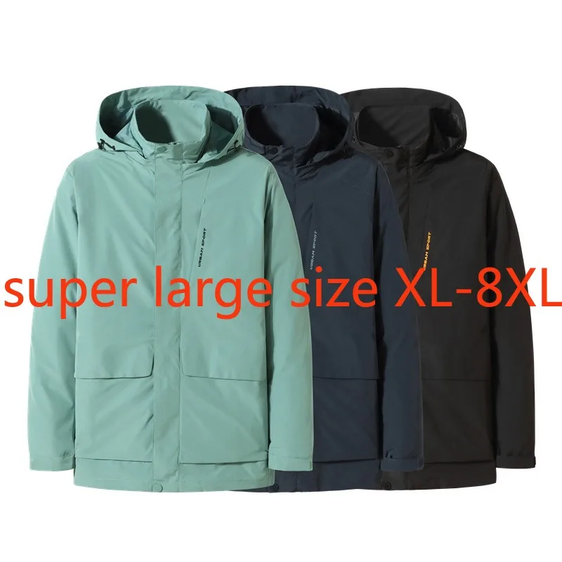 New Arrival Fashion Super Large Autumn Winter Men Casual Hooded Loose Mens Coats And Jackets Plus Size XL 2XL 3XL 4XL 5XL -8XL
New Arrival Fashion Super Large Autumn Winter Men Casual Hooded Loose Mens Coats And Jackets Plus Size XL 2XL 3XL 4XL 5XL -8XL