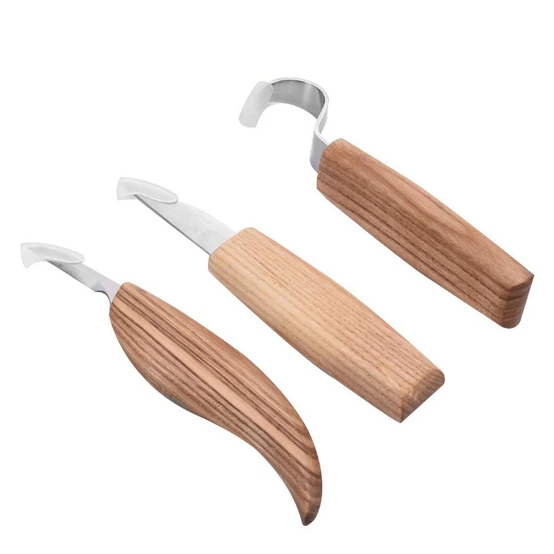 3 Pcs Complete Wood Carving Tools Kit Knife Whittling Woodworking Set Includes Wooden Knife Universal Knife
3 Pcs Complete Wood Carving Tools Kit Knife Whittling Woodworking Set Includes Wooden Knife Universal Knife
