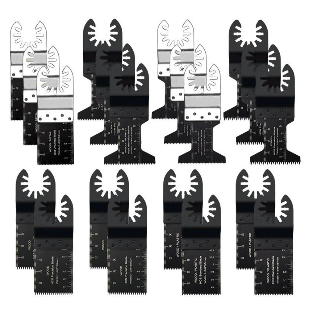 20PCS Multi-Function Saw Oscillating Multitool Blade Accessories Saw Wood Universal Replacement For Power Wood Cutting Tool Bits
20PCS Multi-Function Saw Oscillating Multitool Blade Accessories Saw Wood Universal Replacement For Power Wood Cutting Tool Bits