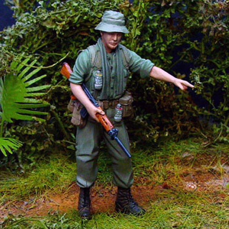1/35 Resin Model figure GK Soldier Infantry Private 1968 Military theme Unassembled and unpainted kit
1/35 Resin Model figure GK Soldier Infantry Private 1968 Military theme Unassembled and unpainted kit