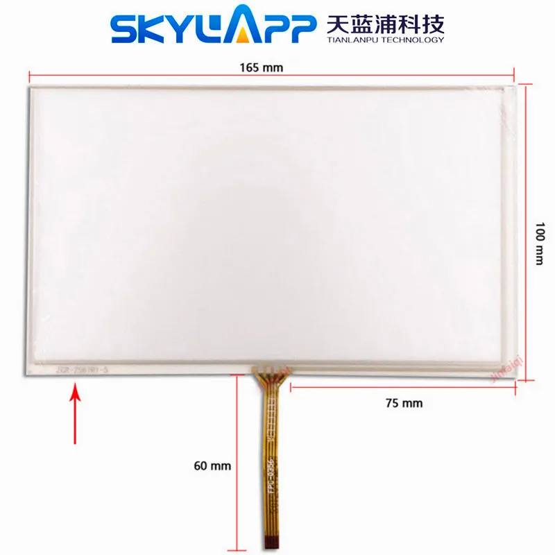 New 7''inch 165*100mm touchscreen for GPS navigation touch screen digitizer panel glass free shipping
New 7''inch 165*100mm touchscreen for GPS navigation touch screen digitizer panel glass free shipping