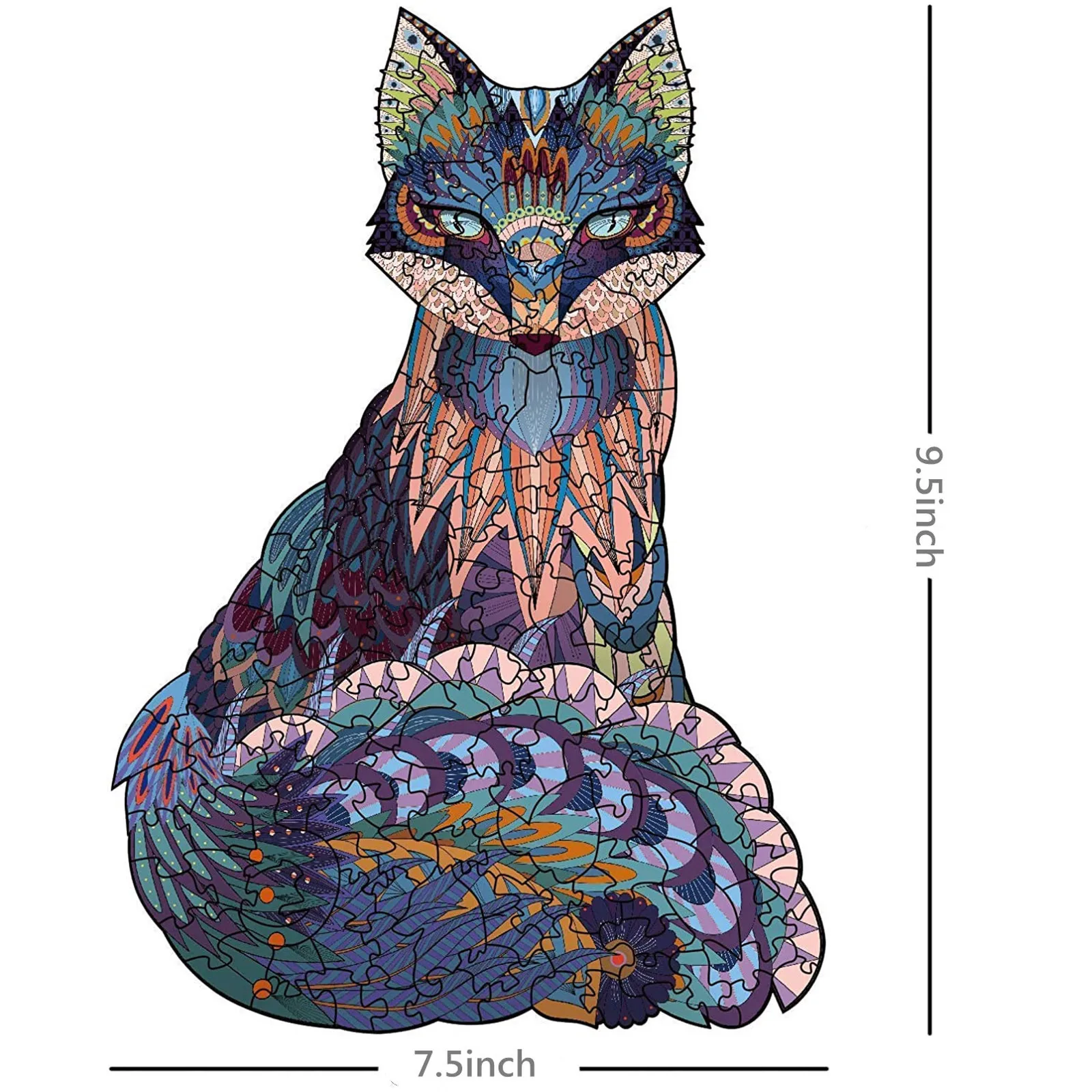 Montessori Fox Puzzle Madera Self-assembling Houten Puzzels Wooden Irregular Animal Puzzle Educational Holiday Gift Rompecabezas
Montessori Fox Puzzle Madera Self-assembling Houten Puzzels Wooden Irregular Animal Puzzle Educational Holiday Gift Rompecabezas