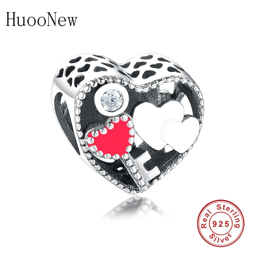 Fit Original Brand Charm Bracelet Bangle 925 Sterling Silver European Red Enamel Key Love Heart Bead Jewelry Making Berloque
Fit Original Brand Charm Bracelet Bangle 925 Sterling Silver European Red Enamel Key Love Heart Bead Jewelry Making Berloque