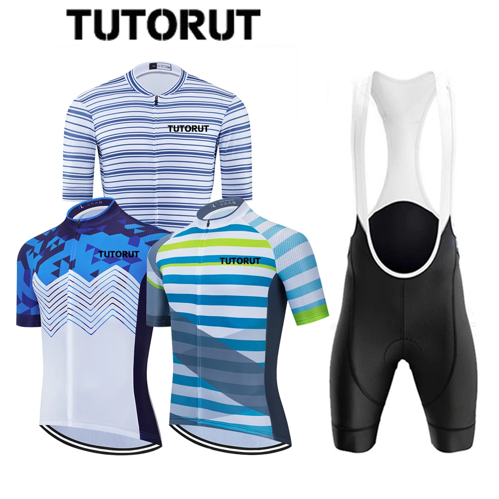 TUTORUT Professional Summer New Cycling Clothing Suit Short-sleeved Breathable Bib Cycling Clothing Sportswear Quick-drying
TUTORUT Professional Summer New Cycling Clothing Suit Short-sleeved Breathable Bib Cycling Clothing Sportswear Quick-drying