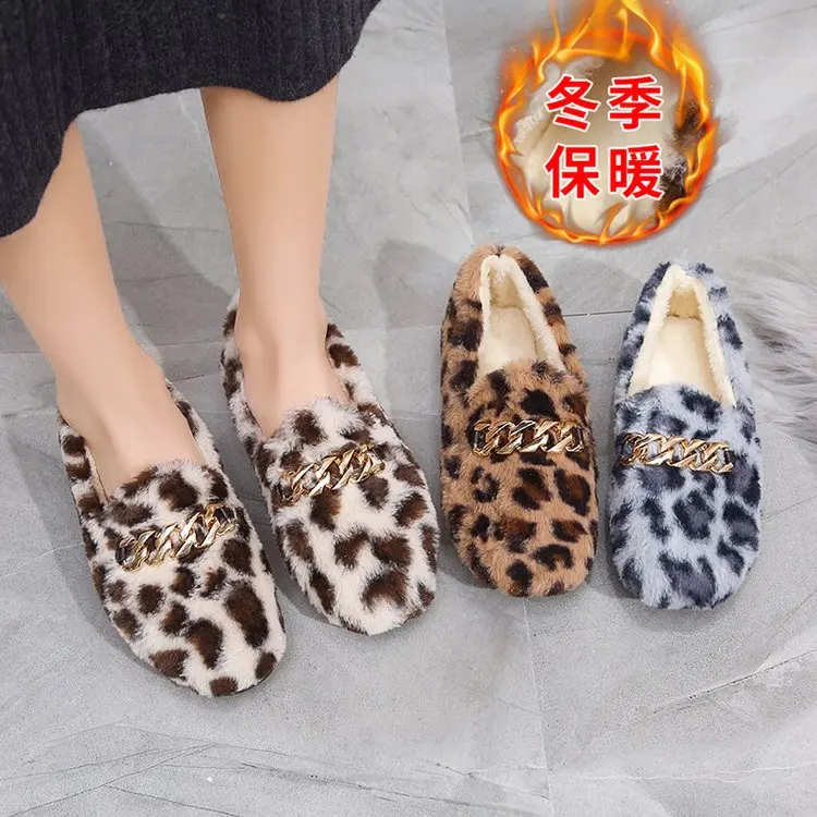 2021 new fashion and popular ladies high-end leopard print flat-heel home casual shoes
2021 new fashion and popular ladies high-end leopard print flat-heel home casual shoes