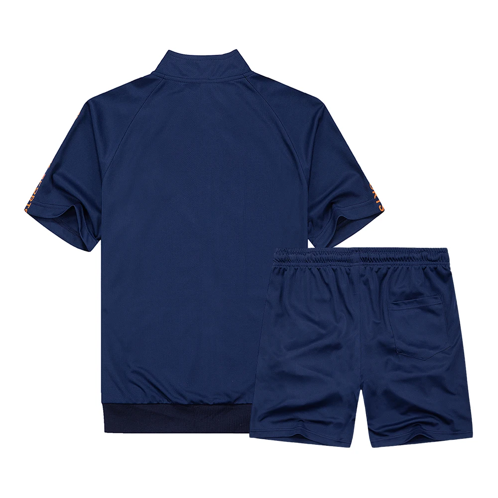 2021 Men Sets Summer Solid Color Sport Suits 2 Pieces Zipper Tshirt+shorts Male Harajuku Casual Sweatshirts Tracksuit Sportswear
2021 Men Sets Summer Solid Color Sport Suits 2 Pieces Zipper Tshirt+shorts Male Harajuku Casual Sweatshirts Tracksuit Sportswear