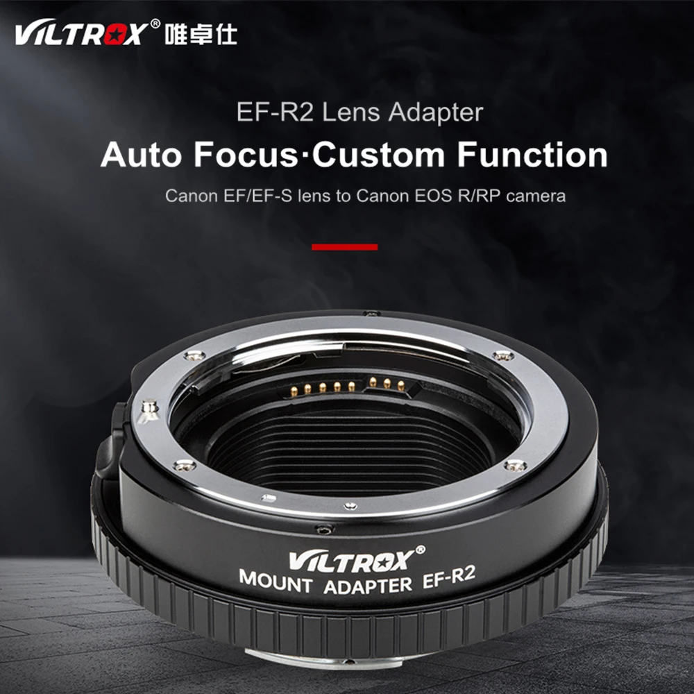 Адаптер для крепления объектива Viltrox с автофокусом для Canon EF/EF-R2 Lens для EOS R/ EOS RP с функциональным кольцом управления EFS для EOSRP 
Адаптер для крепления объектива Viltrox с автофокусом для Canon EF/EF-R2 Lens для EOS R/ EOS RP с функциональным кольцом управления EFS для EOSRP