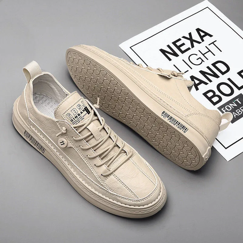 New men's shoes Korean version of the trend of sports hiking leather shoes casual shoes oard shoes, outdoor sports leisur shoes
New men's shoes Korean version of the trend of sports hiking leather shoes casual shoes oard shoes, outdoor sports leisur shoes