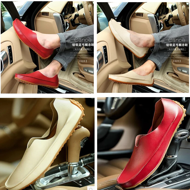 Handmade Soft Leather Casual Shoes Moccasins Men Spring Summer Loafers Boat Shoes Ultra Light Slip-on Drive Flats Low-top Shoes
Handmade Soft Leather Casual Shoes Moccasins Men Spring Summer Loafers Boat Shoes Ultra Light Slip-on Drive Flats Low-top Shoes