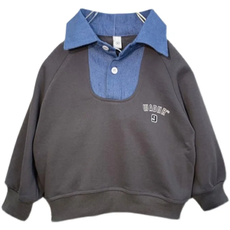 Lapel Spring Autumn Boys Sweatshirts Jacket Coat KidsOutwear Teenager Tops Children Clothes Cotton Formal High Quality
Lapel Spring Autumn Boys Sweatshirts Jacket Coat KidsOutwear Teenager Tops Children Clothes Cotton Formal High Quality