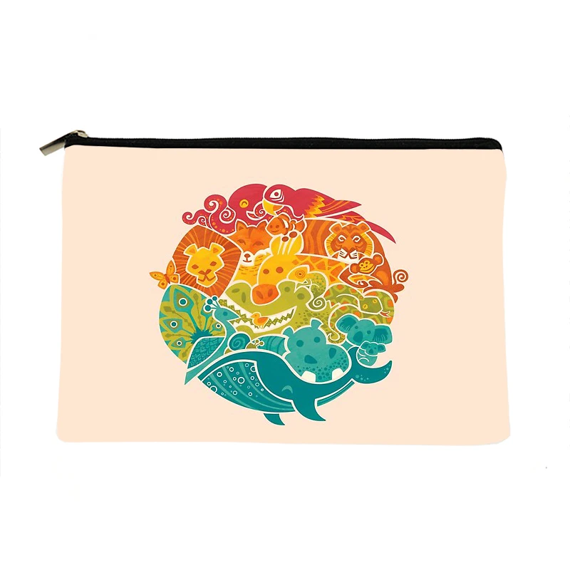 Women Animal Rainbow Printed Make up bag Fashion Women Cosmetics Organizer Bag for Travel Colorful Storage Bag for Lady Bag
Women Animal Rainbow Printed Make up bag Fashion Women Cosmetics Organizer Bag for Travel Colorful Storage Bag for Lady Bag