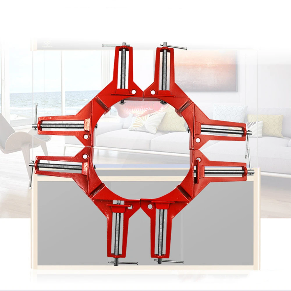 Woodworking Right Angle DIY Corner Clamps Frame Clip Positioning Block Profession The Screw Is Fixed With High Quality Quick Fix
Woodworking Right Angle DIY Corner Clamps Frame Clip Positioning Block Profession The Screw Is Fixed With High Quality Quick Fix