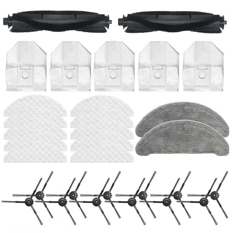 31Pcs for Roidmi EVE Plus Vacuum Cleaner Main Brush Side Brush Dust Bag Mop Cloth Disposable Cloth Replacement Parts
31Pcs for Roidmi EVE Plus Vacuum Cleaner Main Brush Side Brush Dust Bag Mop Cloth Disposable Cloth Replacement Parts