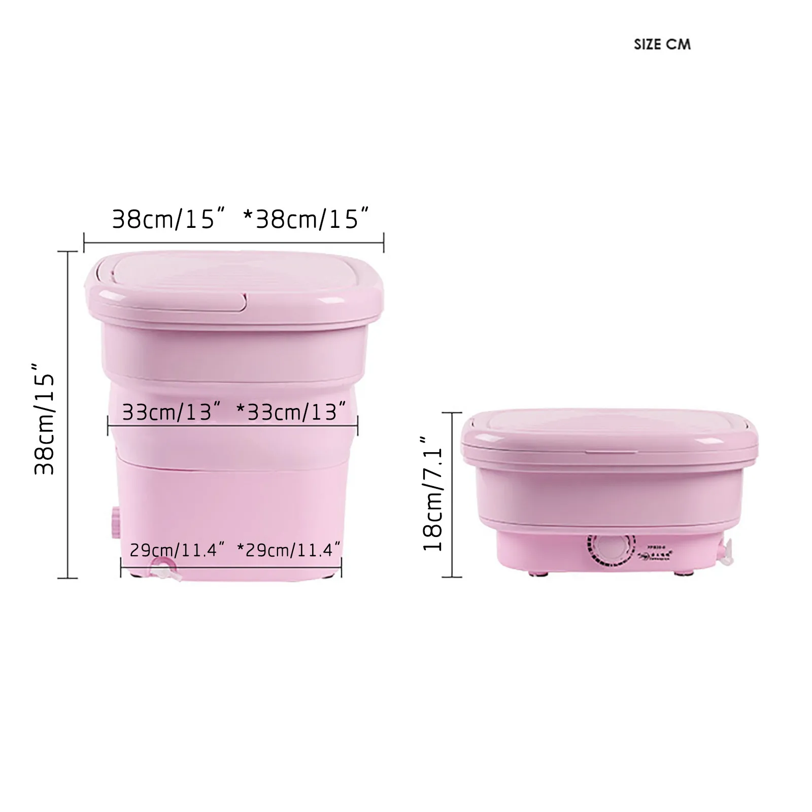 Portable Mini Folding Clothes Washing Machine Bucket Automatic Home Travel Self-driving Tour Underwear Foldable Washer and Dryer
Portable Mini Folding Clothes Washing Machine Bucket Automatic Home Travel Self-driving Tour Underwear Foldable Washer and Dryer