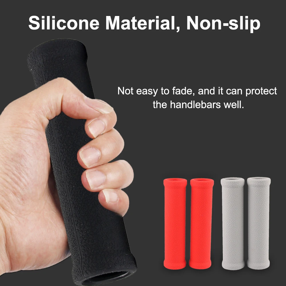 2pcs For Xiaomi Mijia M365 Electric Scooter Handle Grip Rubber Protective Covers Non-slip Bar Sleeve Scooter Cycling Accessories 
2pcs For Xiaomi Mijia M365 Electric Scooter Handle Grip Rubber Protective Covers Non-slip Bar Sleeve Scooter Cycling Accessories
