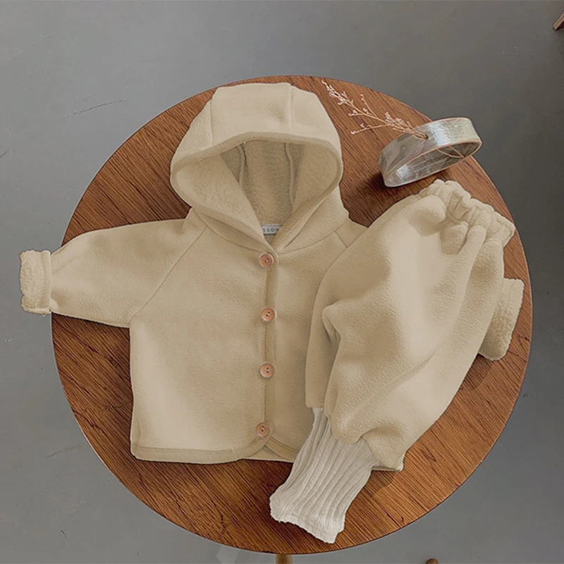 Baby Girls Boys Autumn Winter Clothing Sets Long Sleeve Hoodie + Pants 2021 Korean Japanese Style Kids Clothes Newborn Bodysuit
Baby Girls Boys Autumn Winter Clothing Sets Long Sleeve Hoodie + Pants 2021 Korean Japanese Style Kids Clothes Newborn Bodysuit