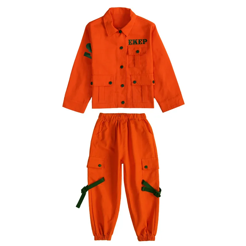 Jazz Costumes Orange Tooling Long Sleeve Jacket Pants Boys Street Dancing Clothes Hip Hop Dance Set Stage Dancewear Kids
Jazz Costumes Orange Tooling Long Sleeve Jacket Pants Boys Street Dancing Clothes Hip Hop Dance Set Stage Dancewear Kids