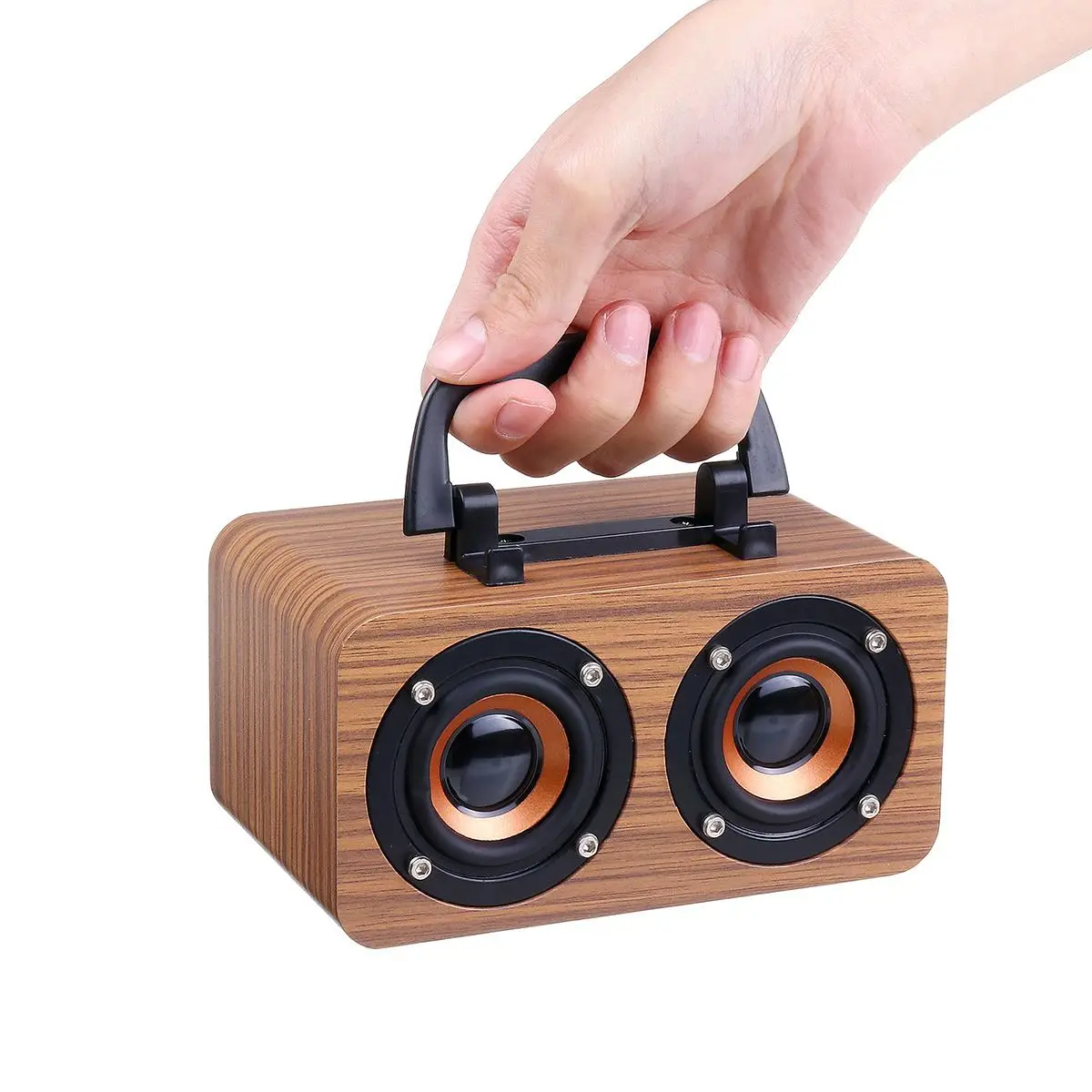 Wooden Wireless Portable Speaker Desktop bluetooth Speakers Subwoofer Stereo Bass Speaker Support TF MP3 Player Phone Holder
Wooden Wireless Portable Speaker Desktop bluetooth Speakers Subwoofer Stereo Bass Speaker Support TF MP3 Player Phone Holder