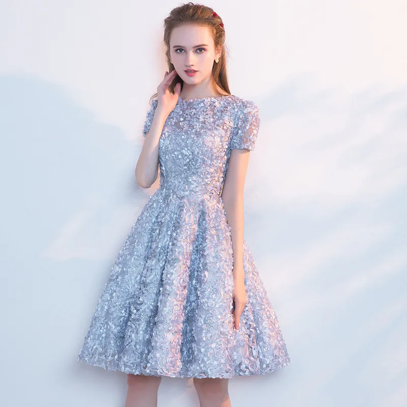 Short Prom Homecoming Dresses Jewel Neck Short Sleeves A Line Cocktail Gowns with Cap Sleeves Zipper Back
Short Prom Homecoming Dresses Jewel Neck Short Sleeves A Line Cocktail Gowns with Cap Sleeves Zipper Back