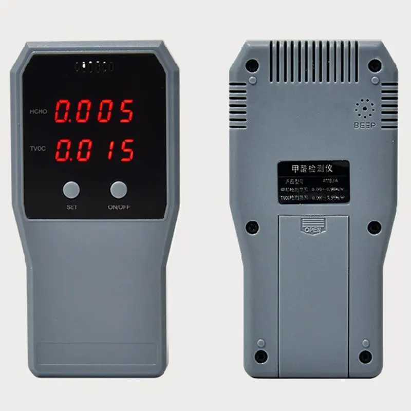 Digital Air Quality Detector Indoor TVCO Tester LED Backlight Display Formaldehyde Meter Monitor Home Safety Alarm
Digital Air Quality Detector Indoor TVCO Tester LED Backlight Display Formaldehyde Meter Monitor Home Safety Alarm