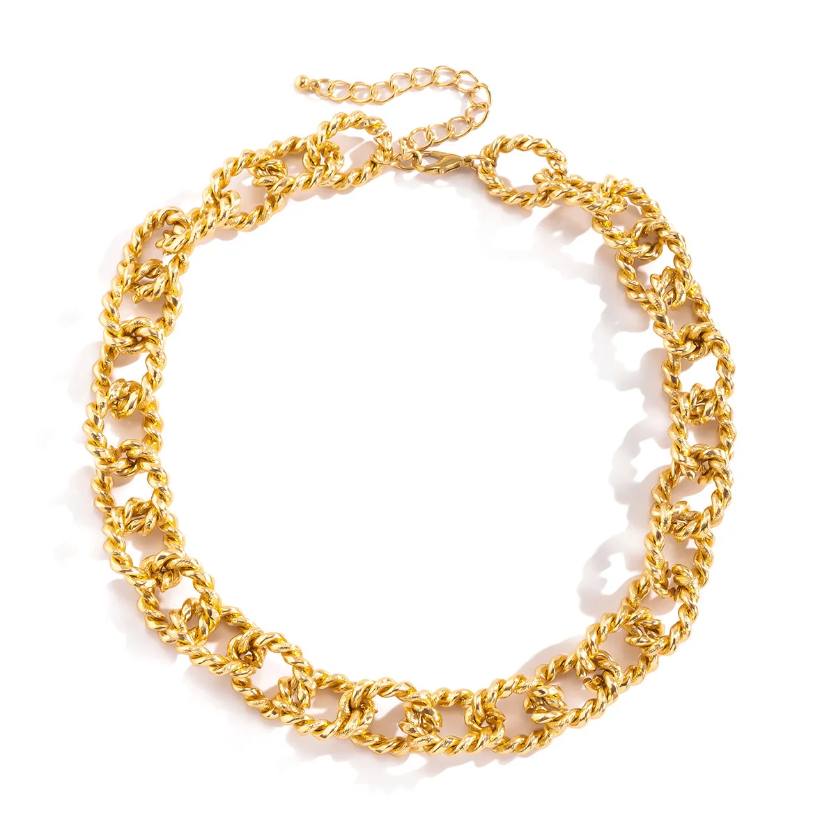 Cross chain geometry Gold Color Chunky Chain Necklace Women Vintage Punk Snake Twisted Link Aesthetic Circle Choker
Cross chain geometry Gold Color Chunky Chain Necklace Women Vintage Punk Snake Twisted Link Aesthetic Circle Choker