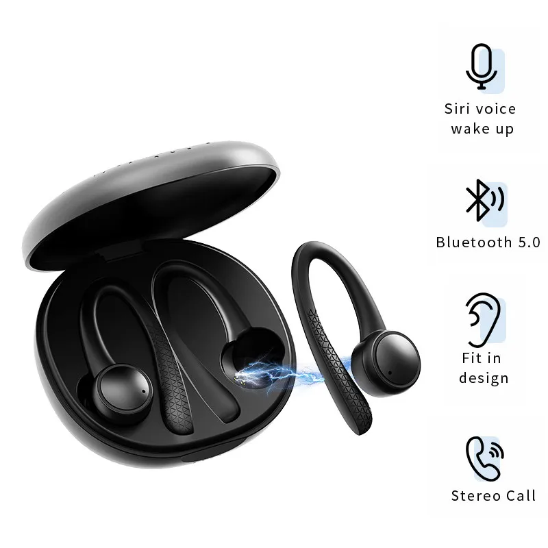 Беспроводные Bluetooth наушники AIKSWE T7 Pro Hi-Fi стереонаушники 5 0 Спортивная гарнитура с
