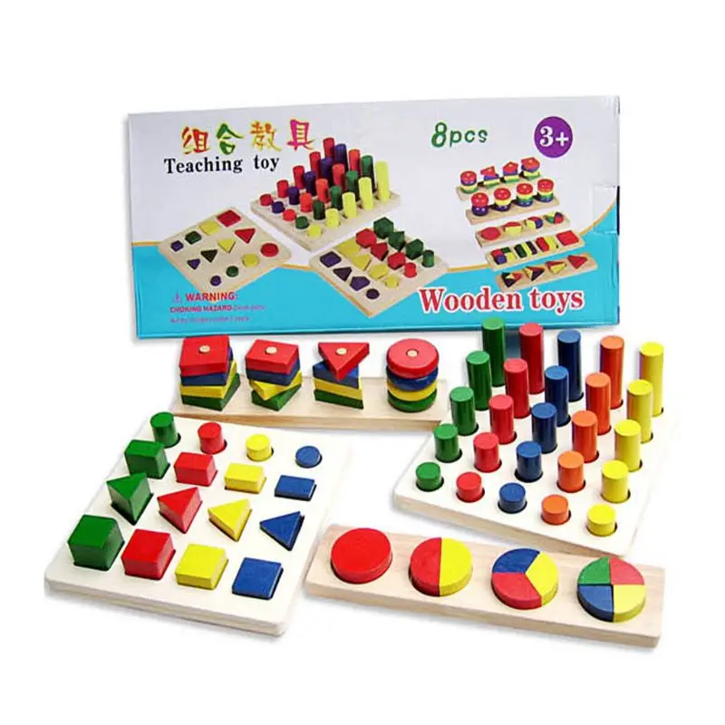Wood Colors Shapes Match Game Assemble Toys Set Kids Brain Teaser Intelligence Development Early Educational Tool Children Gift
Wood Colors Shapes Match Game Assemble Toys Set Kids Brain Teaser Intelligence Development Early Educational Tool Children Gift