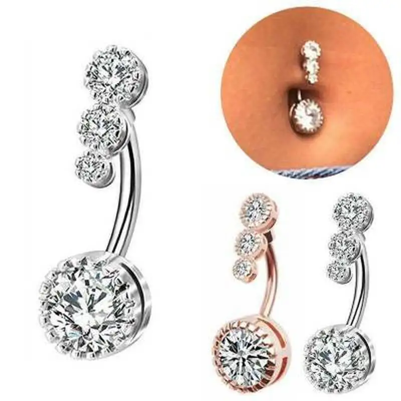 Sexy Crystal Navel Ring Barbell Drop Dangle Body Piercing Belly Button Rings Men Women Body Piercing Jewelry
Sexy Crystal Navel Ring Barbell Drop Dangle Body Piercing Belly Button Rings Men Women Body Piercing Jewelry