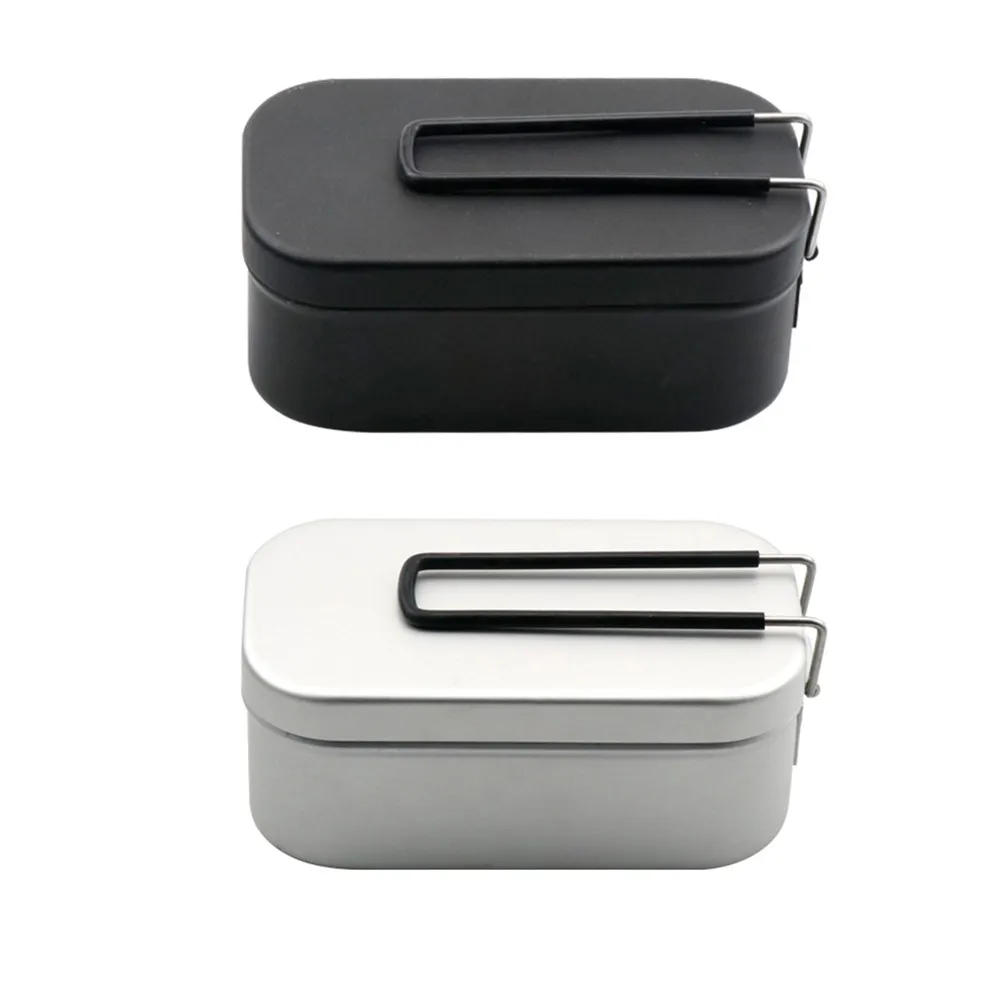 Outdoor Camping Aluminum Lunch Box 800ml Portable Foldable Anti-scalding Handle Mini Compact Hiking Lunch Box
Outdoor Camping Aluminum Lunch Box 800ml Portable Foldable Anti-scalding Handle Mini Compact Hiking Lunch Box