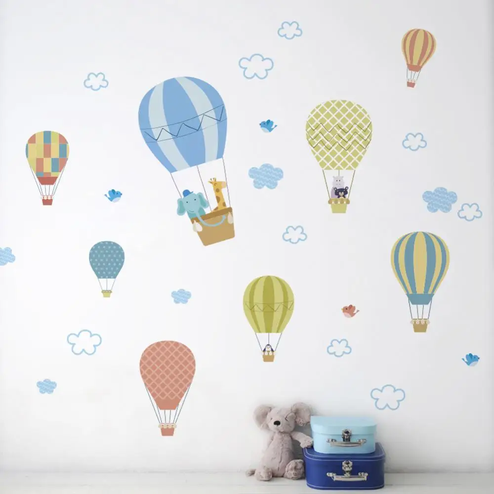 White Cloud Hot Air Balloon wall sticker baby bedroom children's room decoration wallpaper home decor mural removable stickers
White Cloud Hot Air Balloon wall sticker baby bedroom children's room decoration wallpaper home decor mural removable stickers